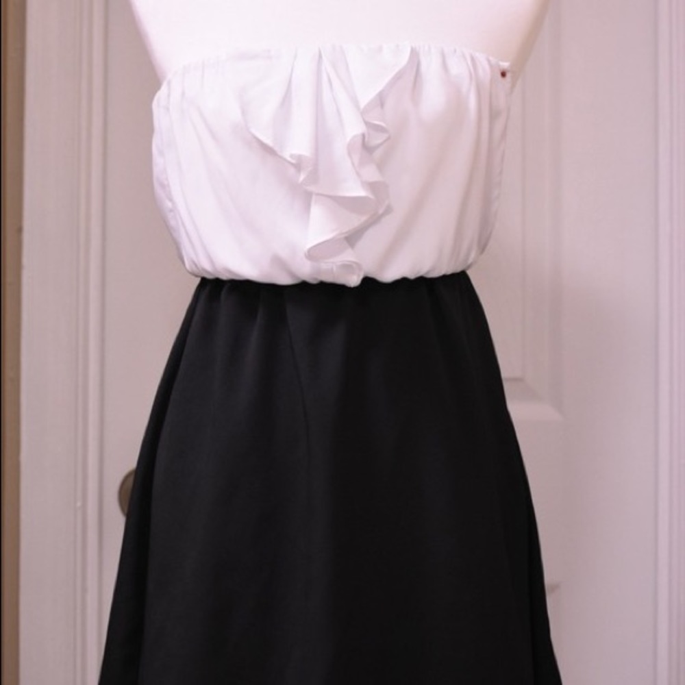 Express staples color bock dress